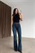 ZRA Toparlayıcı Flare Vintage Mavi Jean