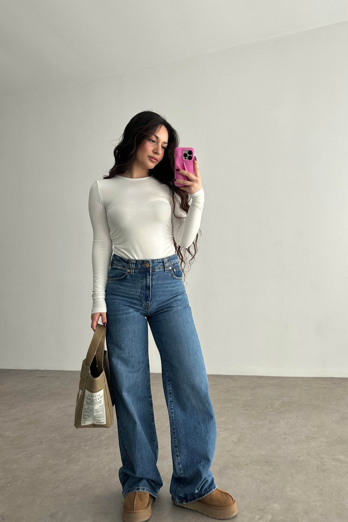ZRA Tufts Blue Western Straightleg Jean