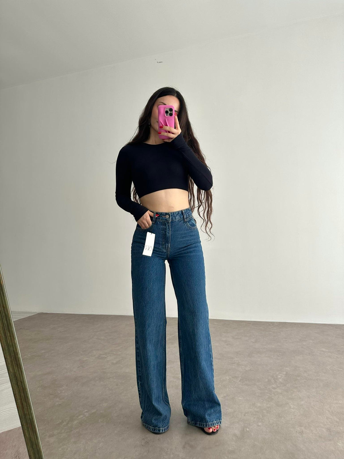 ZRA Western Straightleg Jean